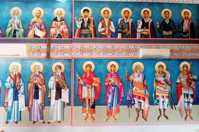 Iconography of the iconographer Chrysostomos Mbenga