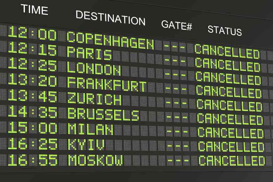Cancelled flights