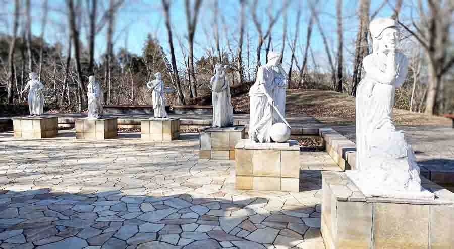 Muses in Japan park